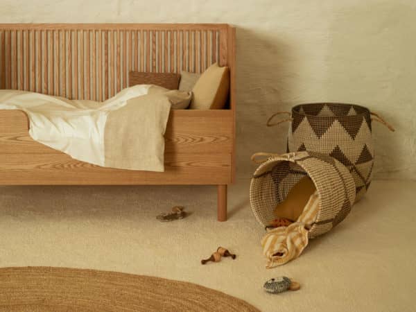 bed Hai No Ki 140 x 70, natuurlijk essenhout - QUAX