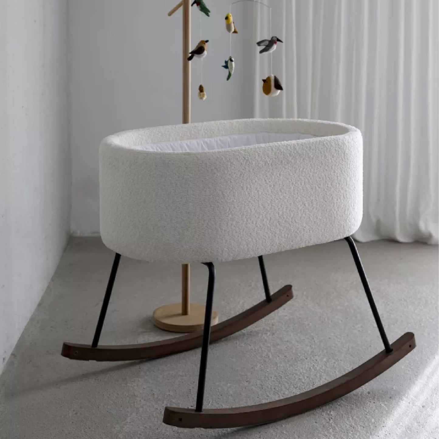 wieg rocking deluxe, matras - QUAX