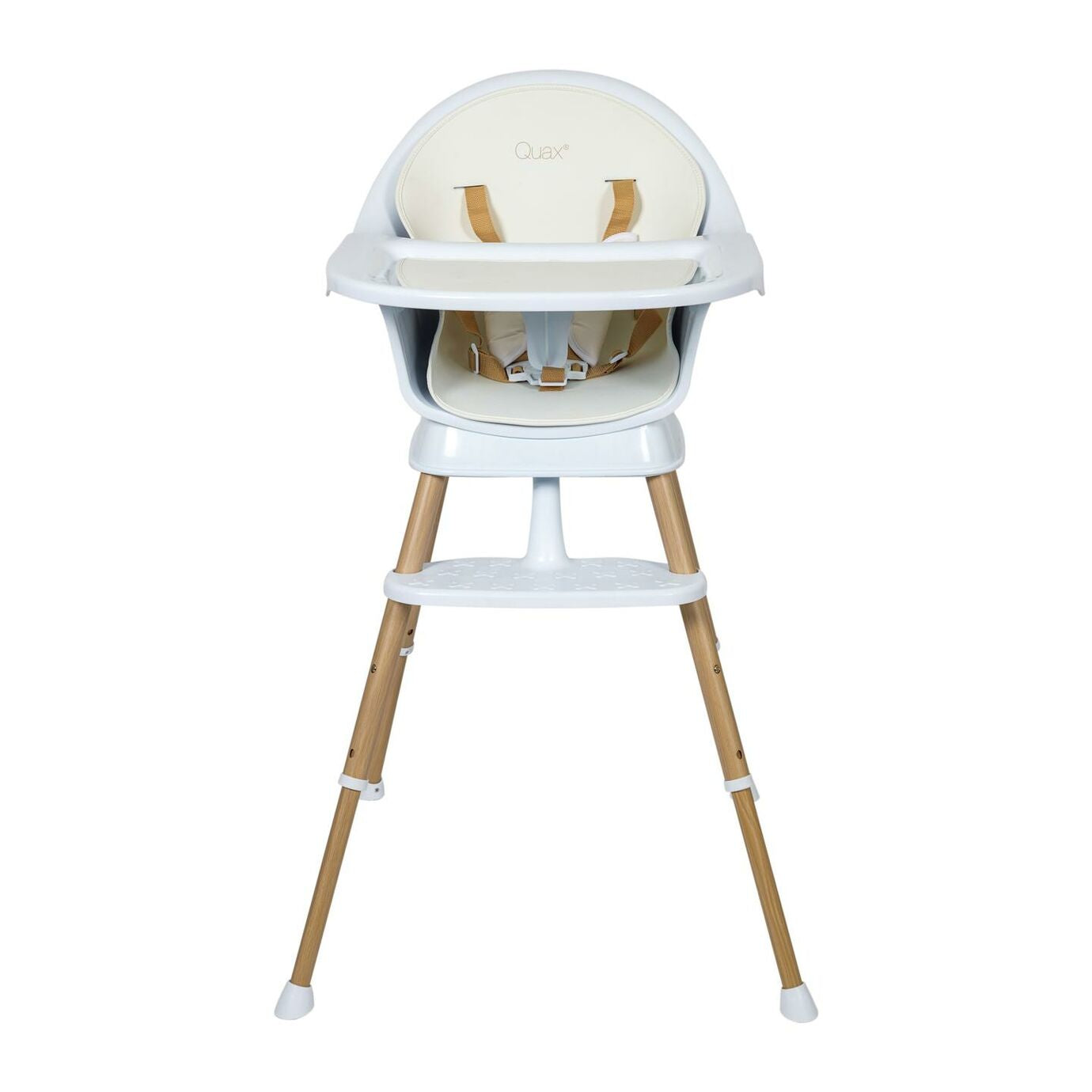 meegroeistoel ultimo 3 luxe, white/natural - QUAX