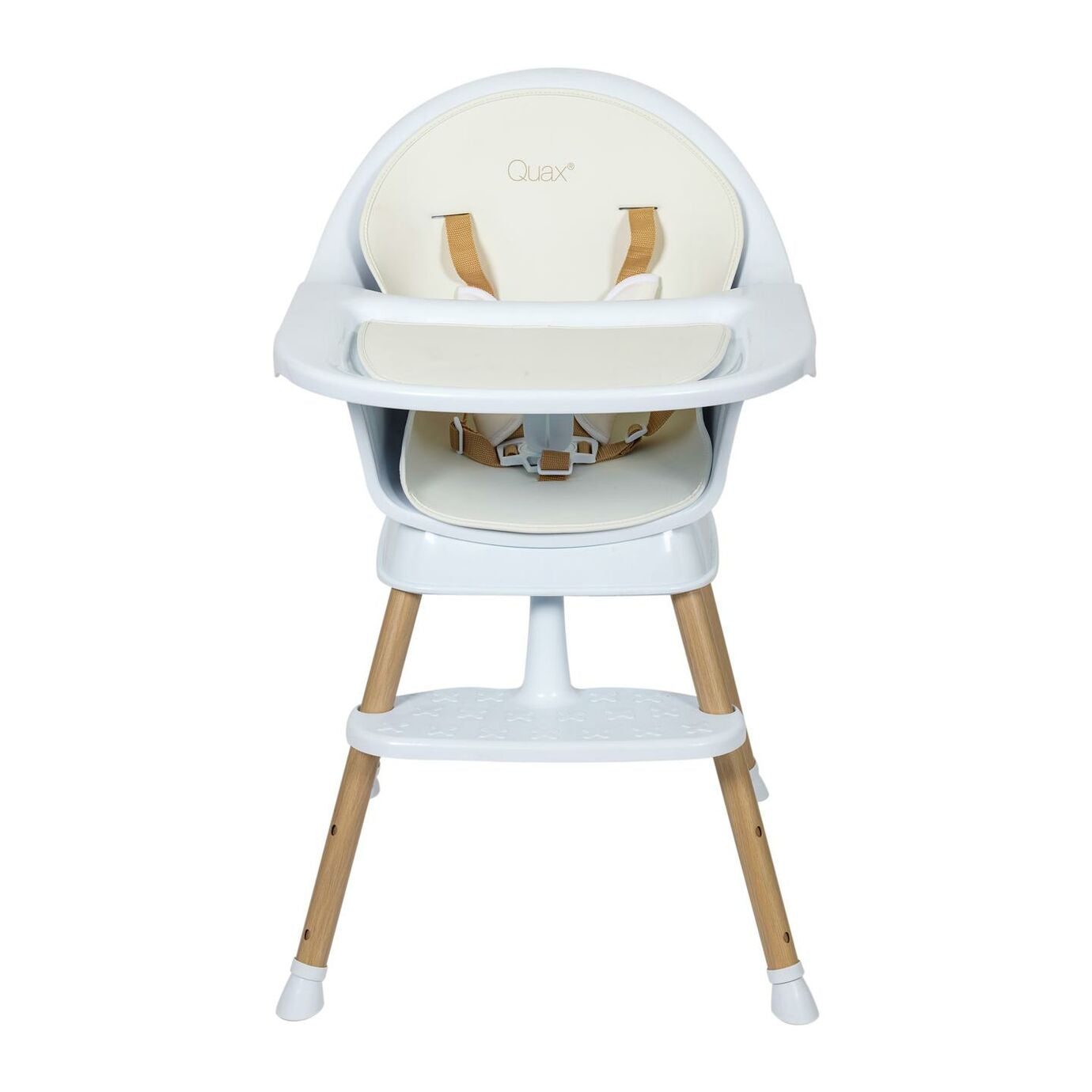 meegroeistoel ultimo 3 luxe, white/natural - QUAX