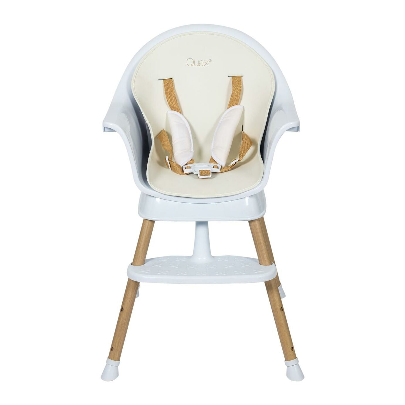 meegroeistoel ultimo 3 luxe, white/natural - QUAX
