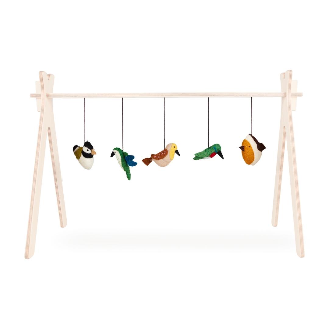 babygym toy set, vogeltjes - QUAX