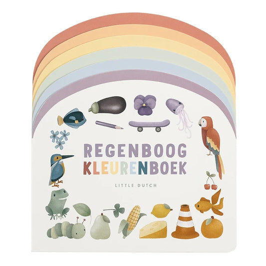 prentenboek, Regenboog kleurenboek - LITTLE DUTCH