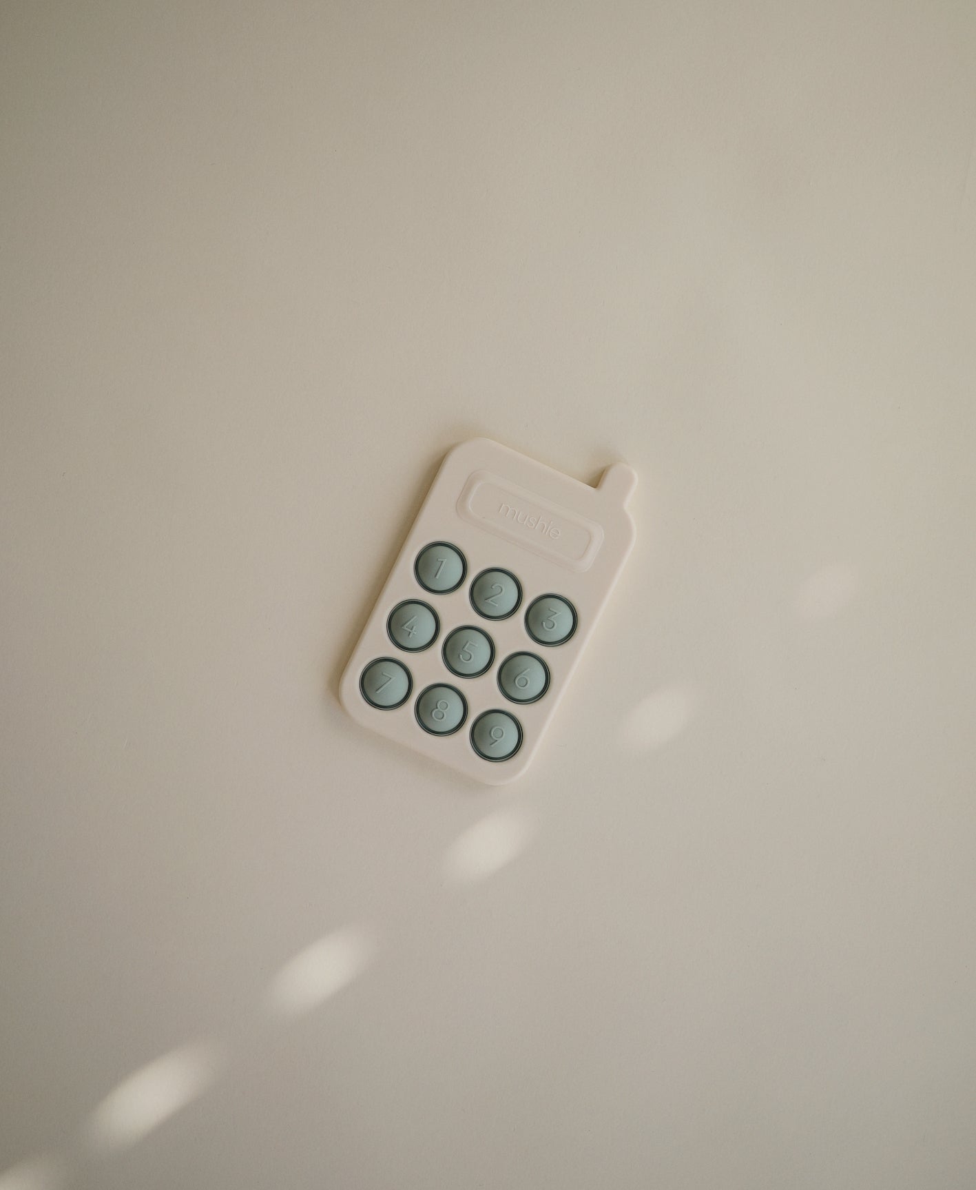 press toy telephone, cambridge blue - MUSHIE