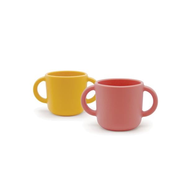 drinkbeker set, mimosa/coral - EKOBO
