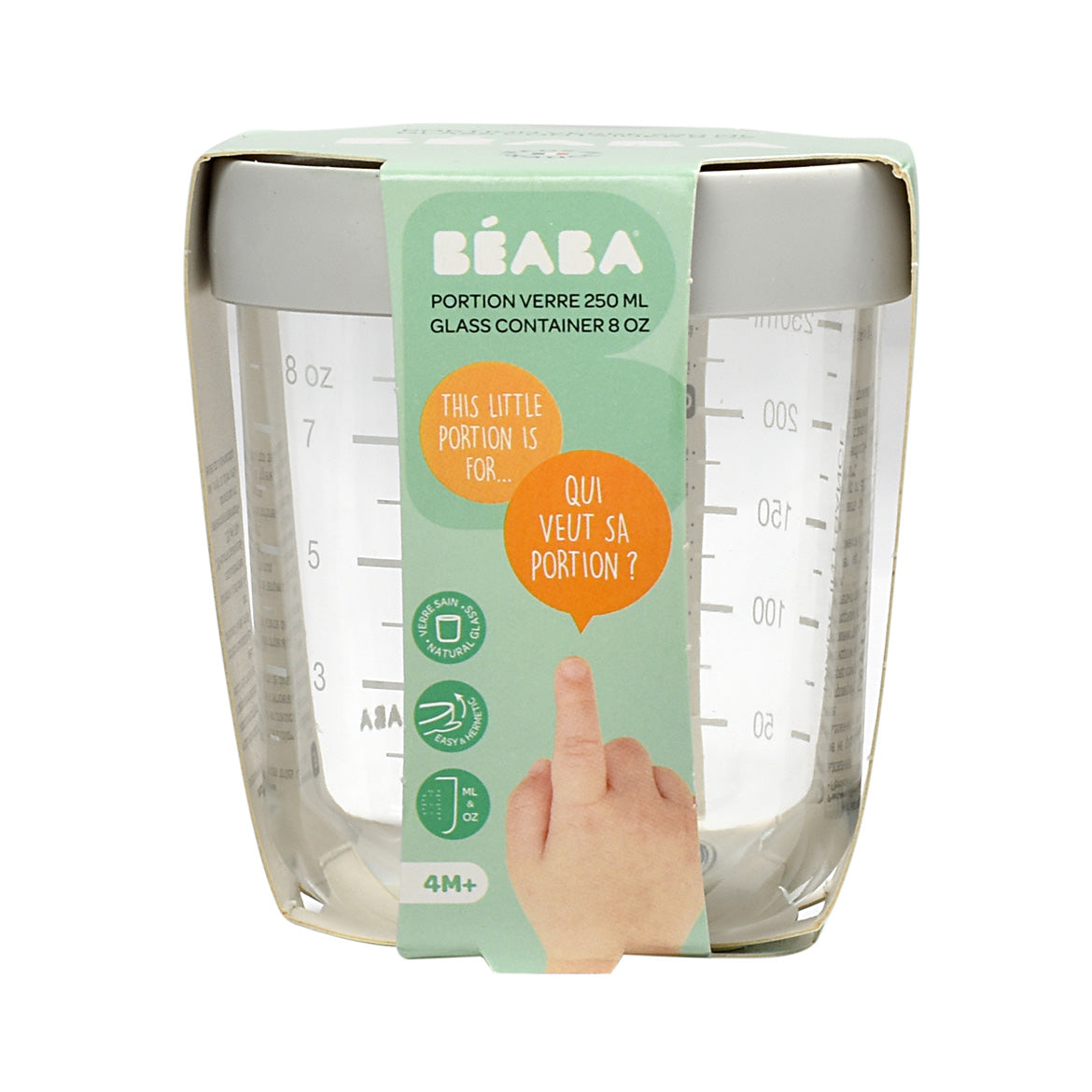 bewaarpotje, light mist, 250 ML - BEABA