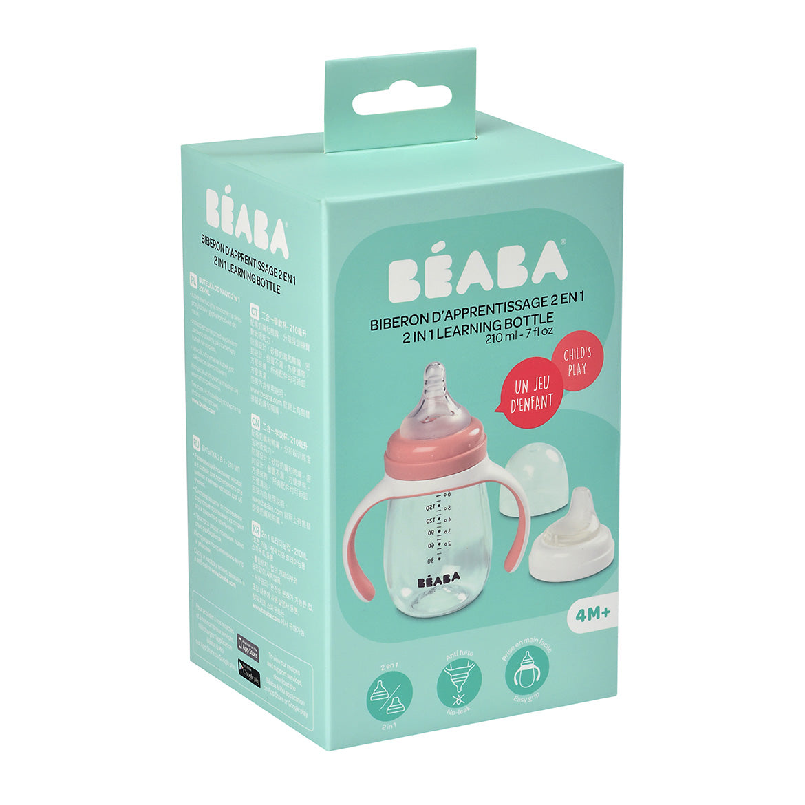 meegroeifles 2-in-1, old pink - BEABA