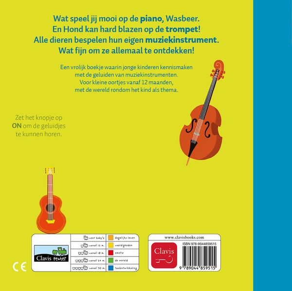 geluidenboekje, Muziek instrumenten van dichtbij - CLAVIS