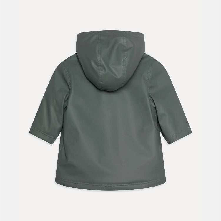 winter/regenjas gevoerd, groen - PETIT BATEAU