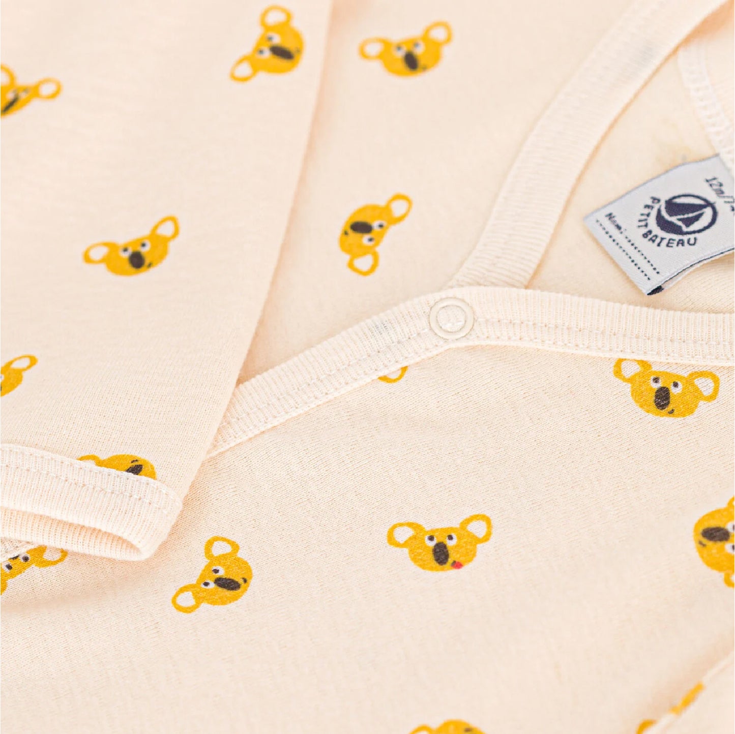 pyjama katoen met voetjes, koala - PETIT BATEAU