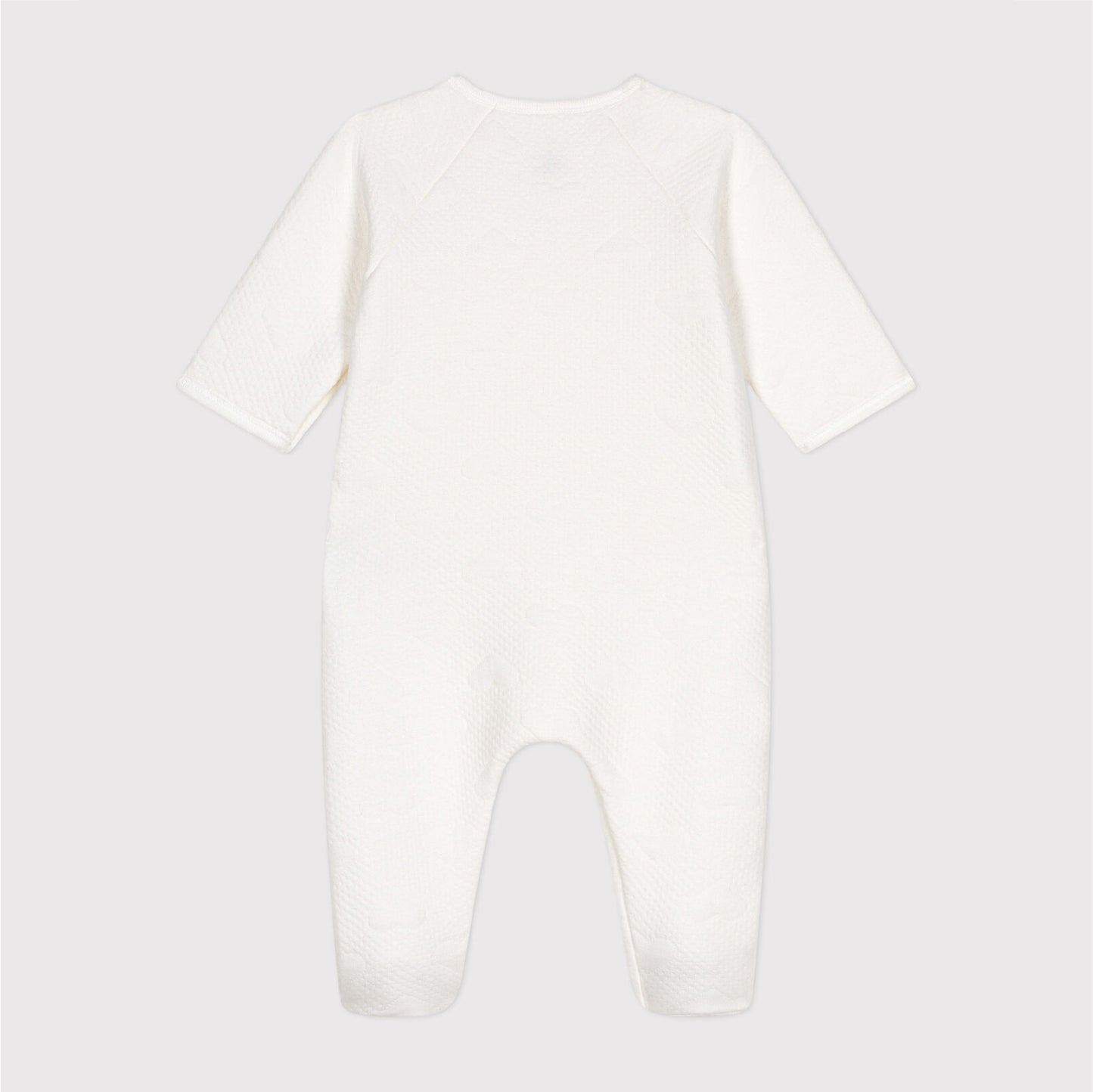 pyjama tubic, wit hart - PETIT BATEAU
