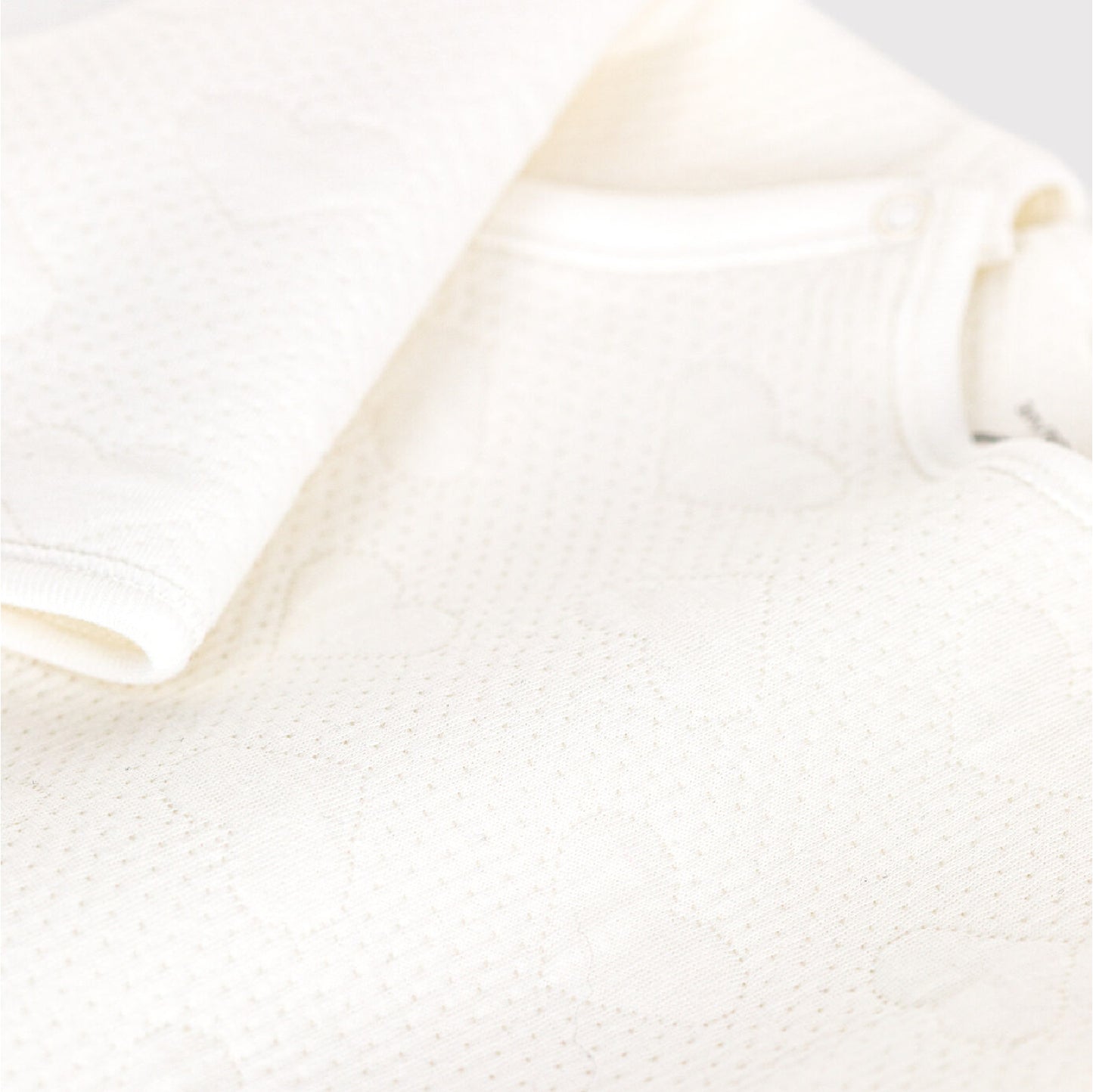pyjama tubic, wit hart - PETIT BATEAU