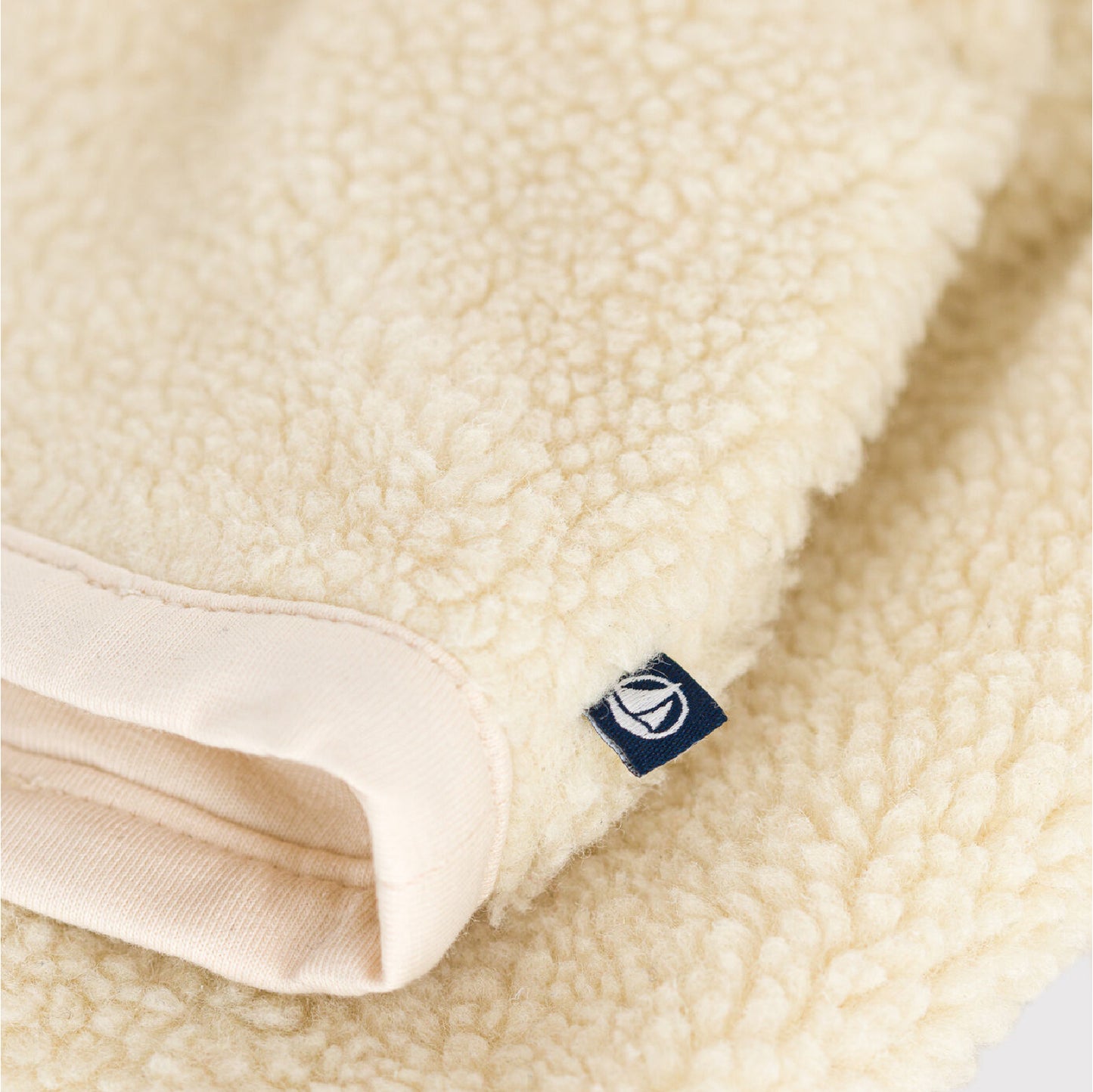 jas sherpa, ecru - PETIT BATEAU