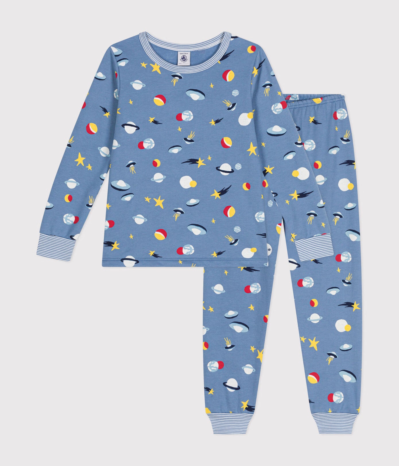 kinderpyjama geruwde fleece, dream - PETIT BATEAU