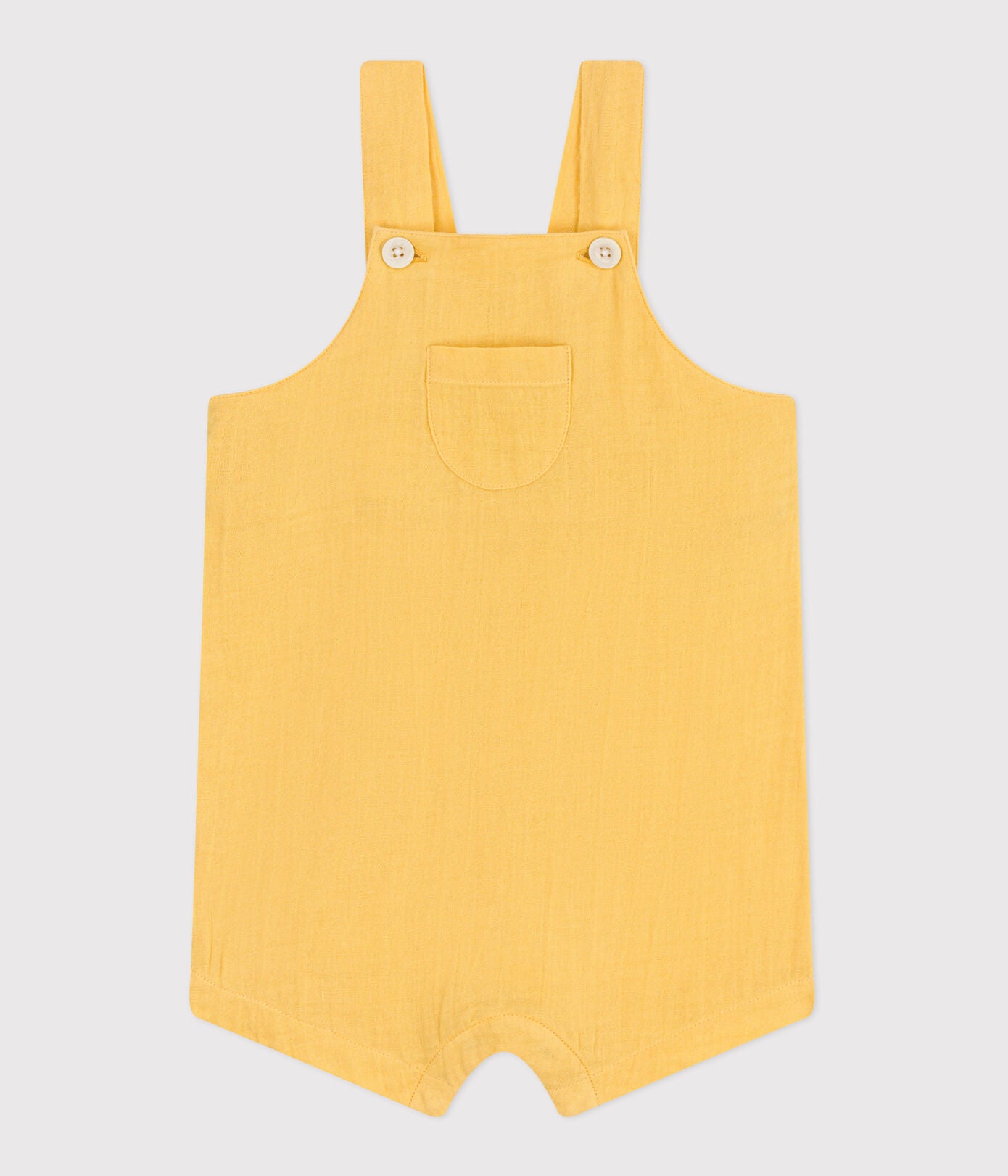 salopette baby kort, orge - PETIT BATEAU