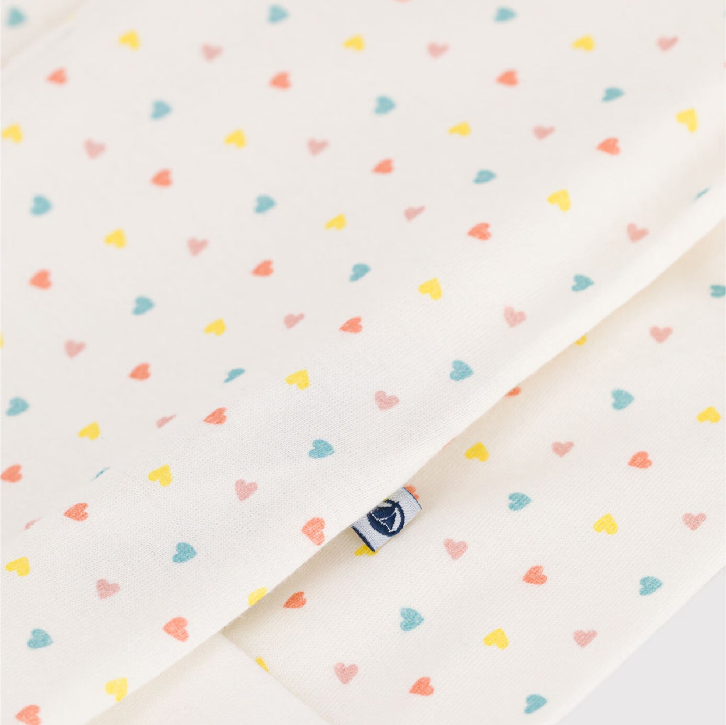 pyjama katoen zip-up, zomerhartjes - PETIT BATEAU