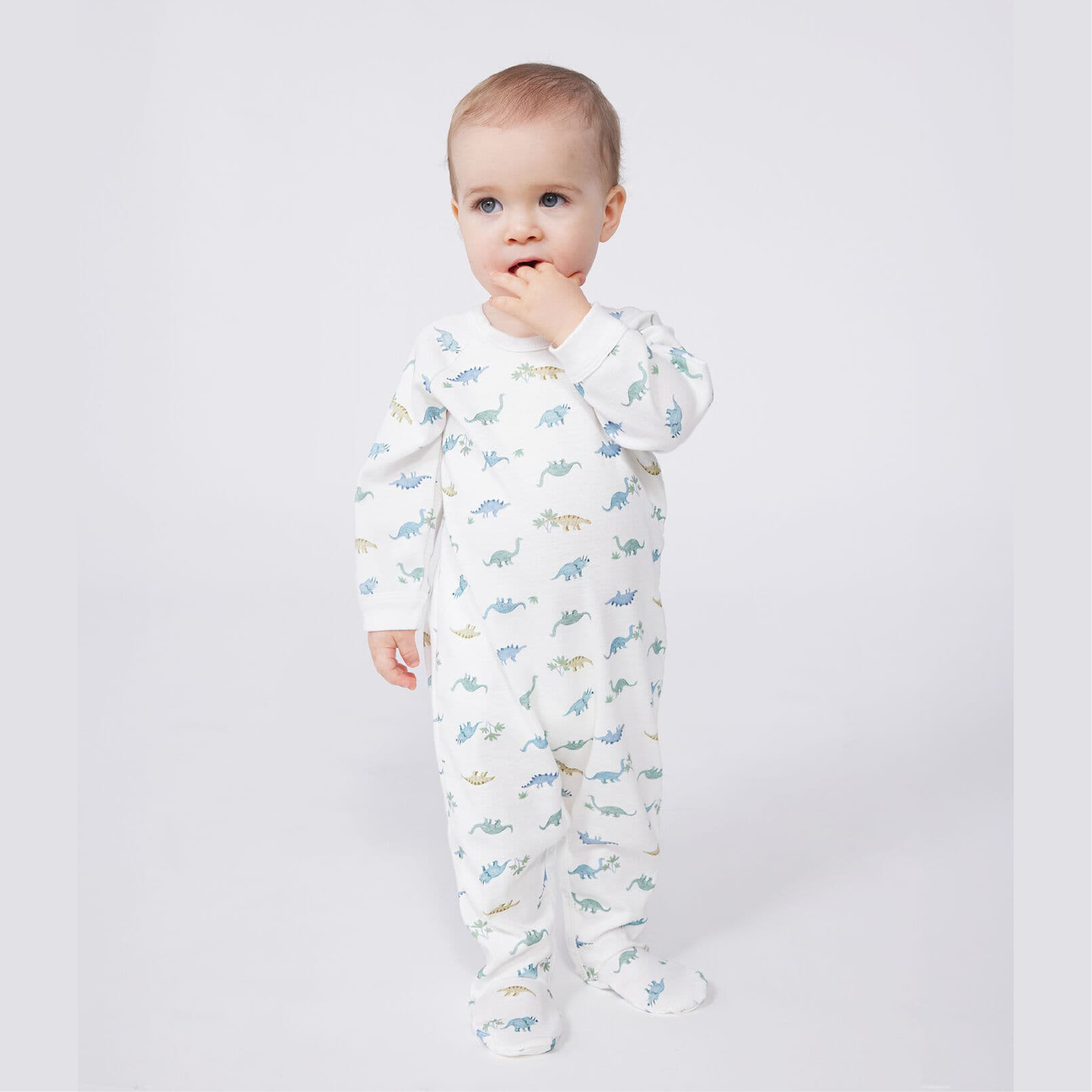 babypyjama katoen, dino - PETIT BATEAU