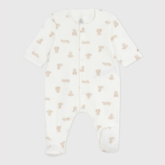 pyjama tubic, berenprint - PETIT BATEAU