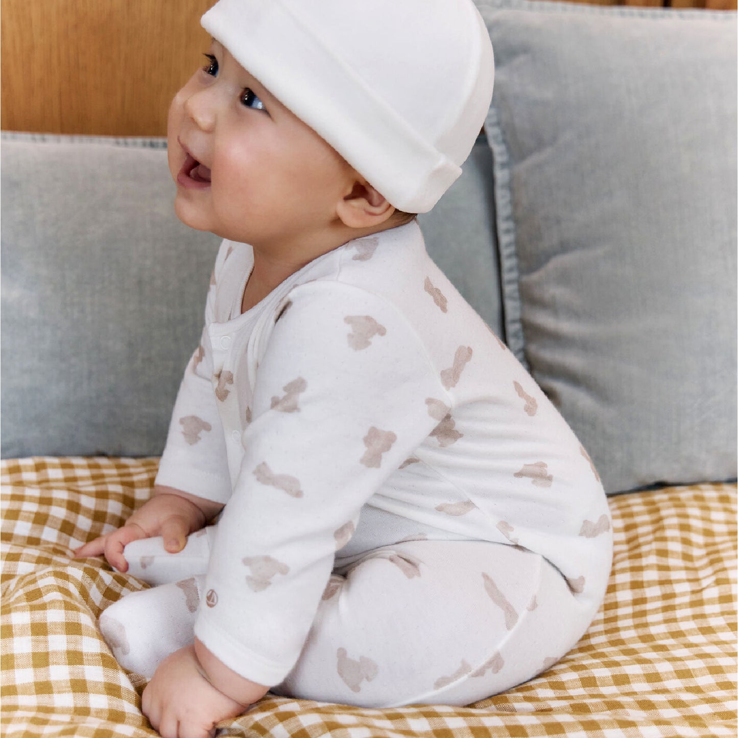 pyjama tubic, berenprint - PETIT BATEAU