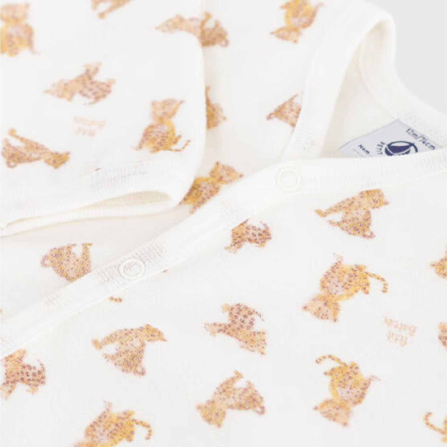 pyjama fluweel, luipaard - PETIT BATEAU
