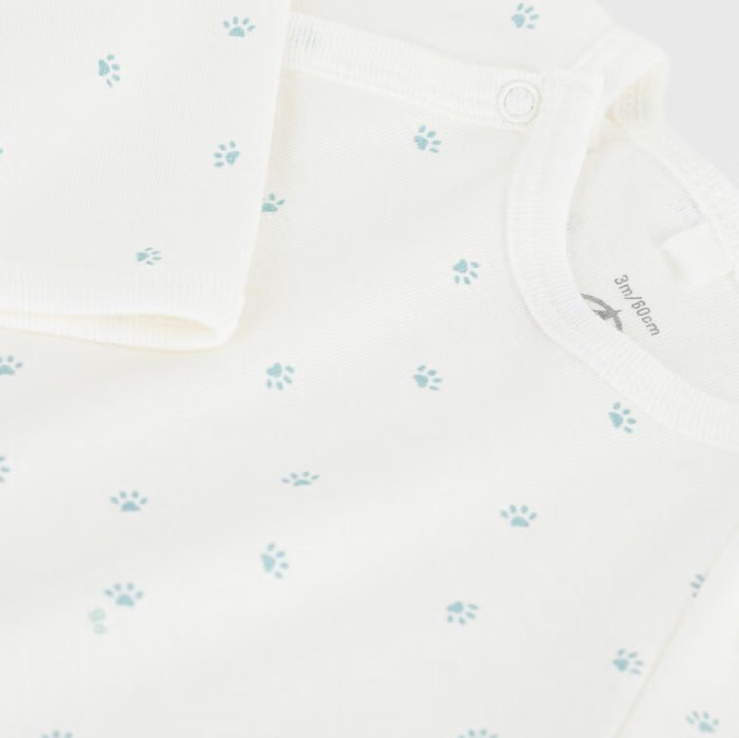 katoenen pyjama, pootjesprint - PETIT BATEAU