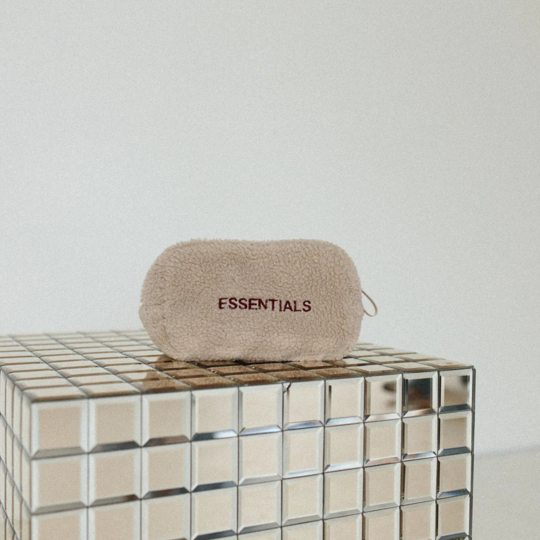toilettas perfect pouch, teddy - ATELIER POMME