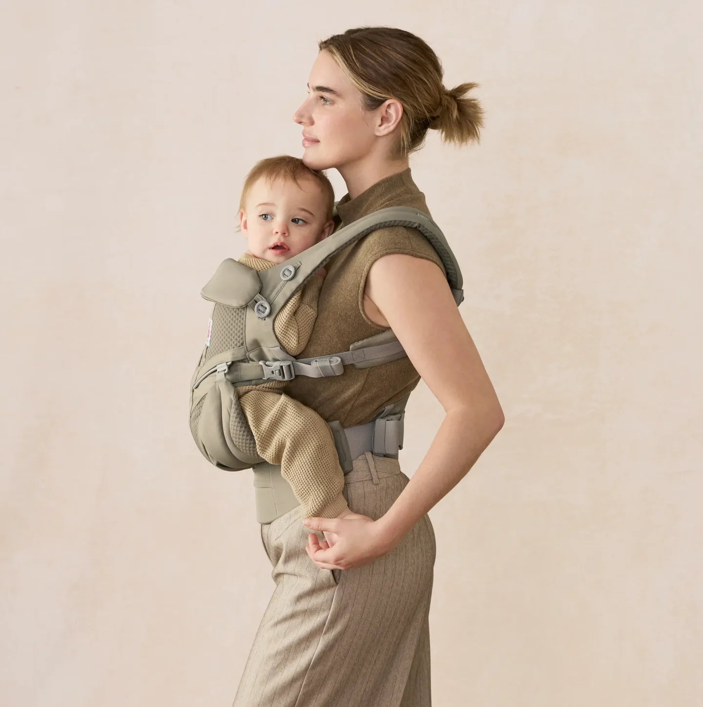 draagzak omni classic mesh, soft olive - ERGOBABY