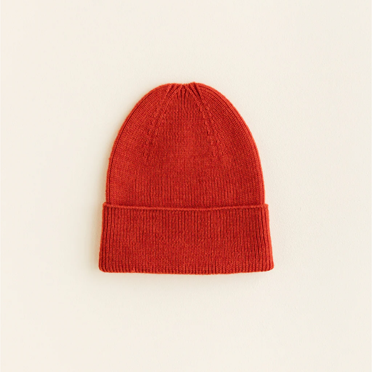 beanie fonzie newborn, red - HVID