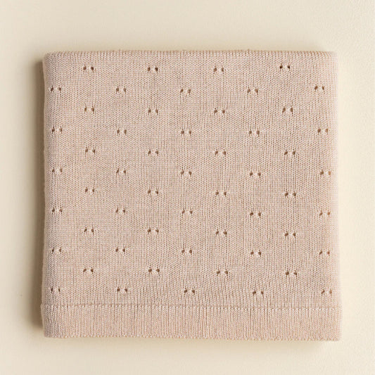 dekentje bibi, oat - HVID