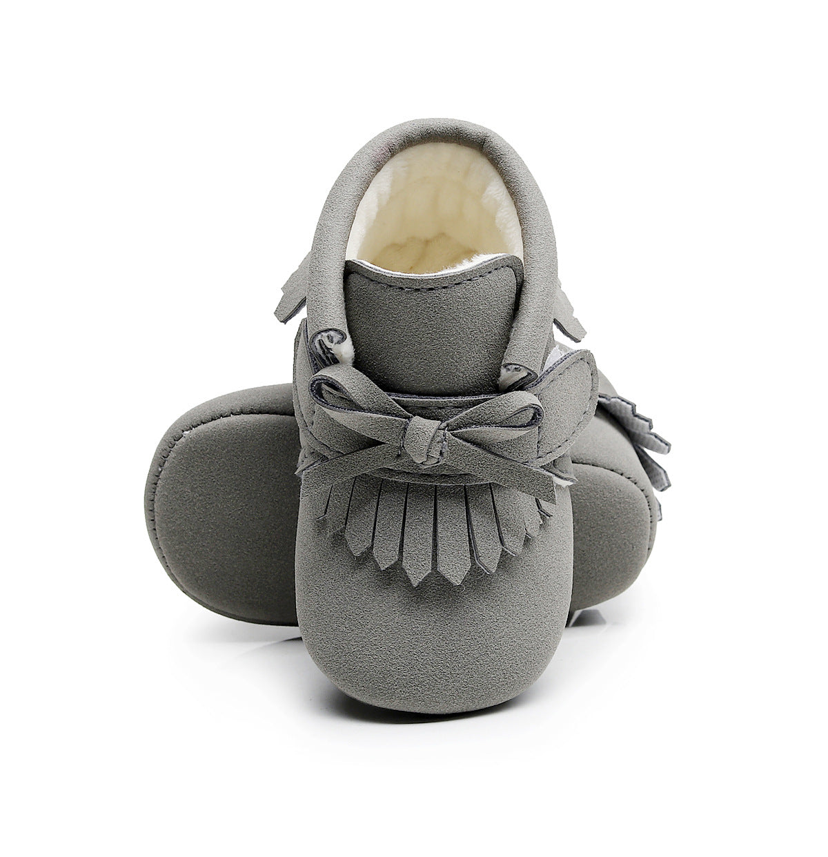 schoentjes little adventurer, grey - BABY MOCS