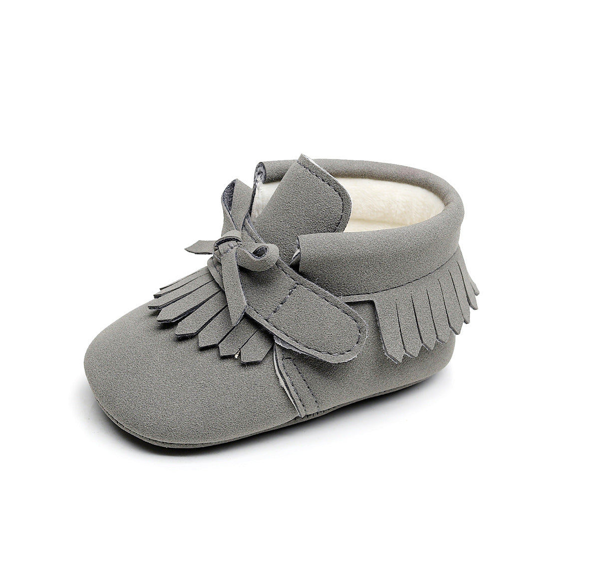 schoentjes little adventurer, grey - BABY MOCS