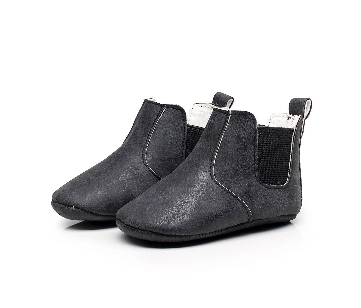 schoentjes little wonderland, black - BABY MOCS