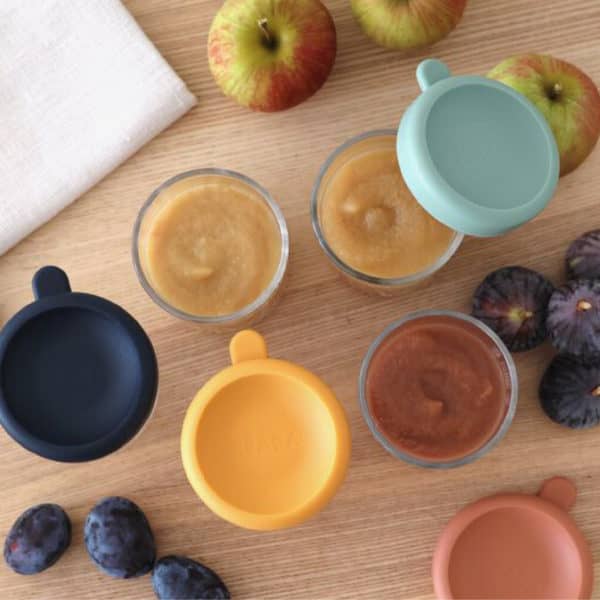 bewaarpotjes set glas, 6×250 ML – BEABA