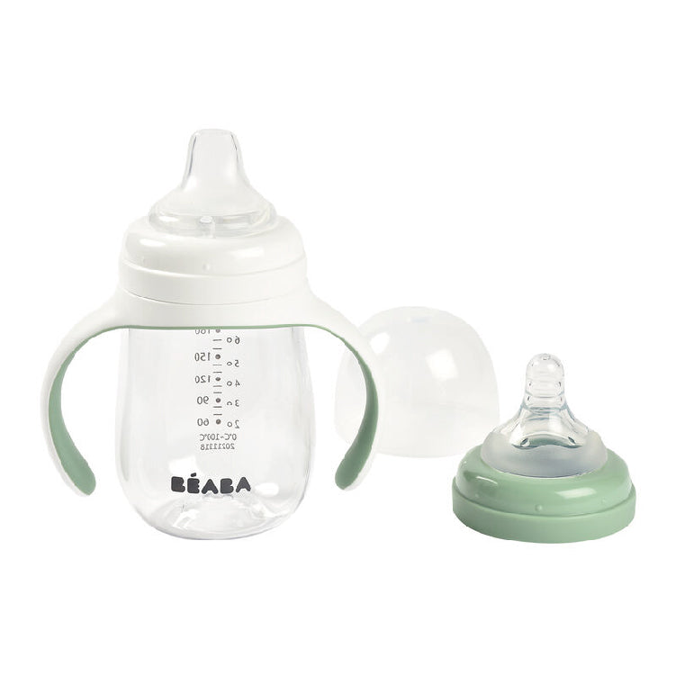 meegroeifles 2-in-1, sage green - BEABA