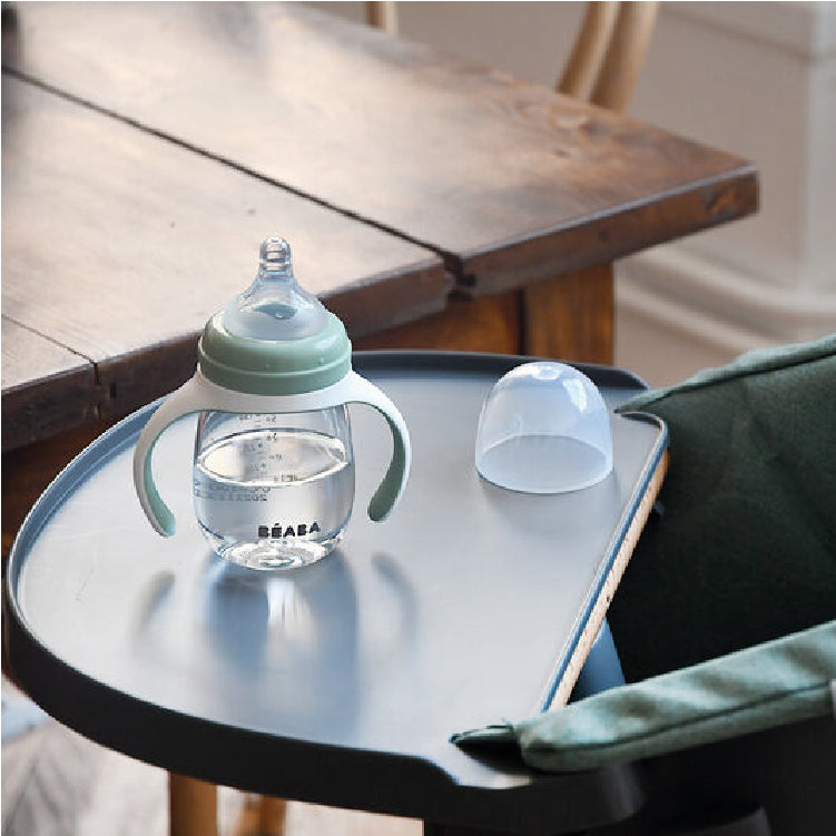 meegroeifles 2-in-1, sage green - BEABA