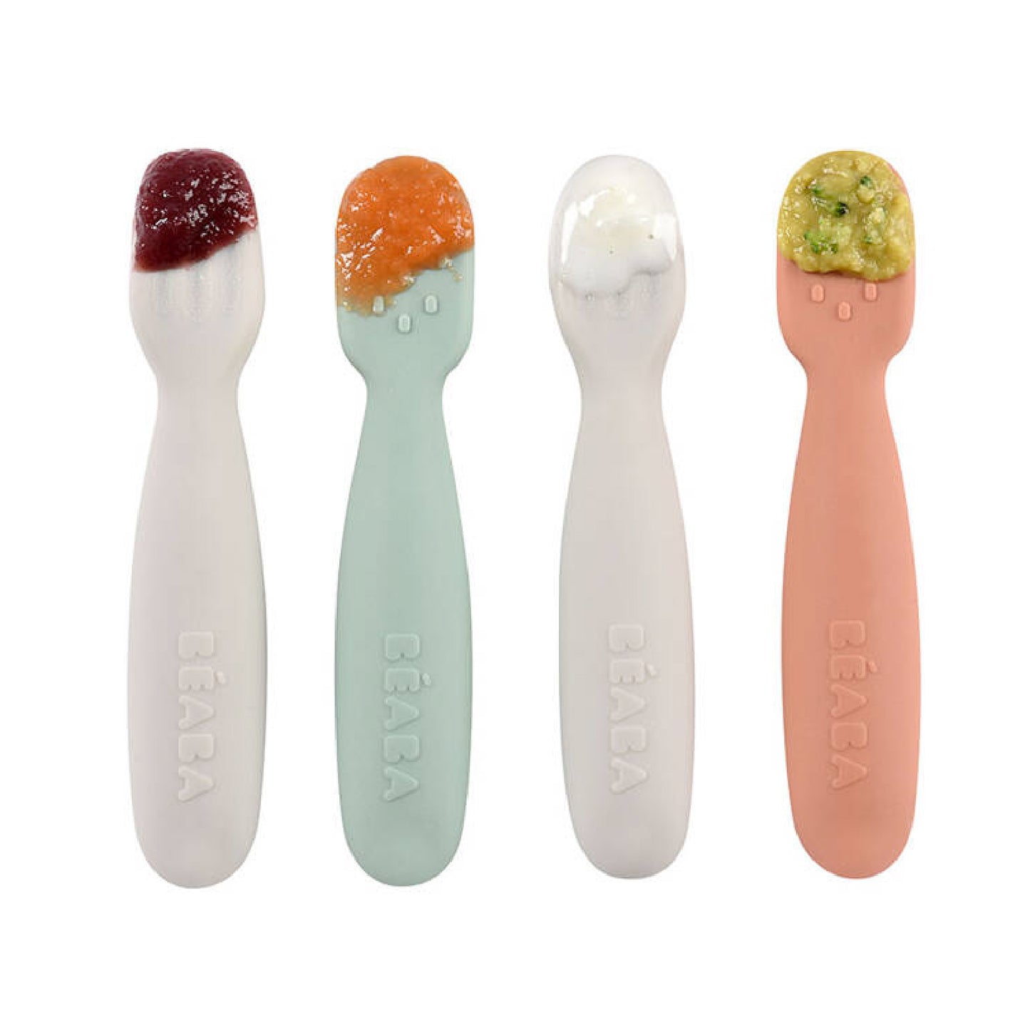 set pre-eetlepels, terracotta/velvet grey - BEABA