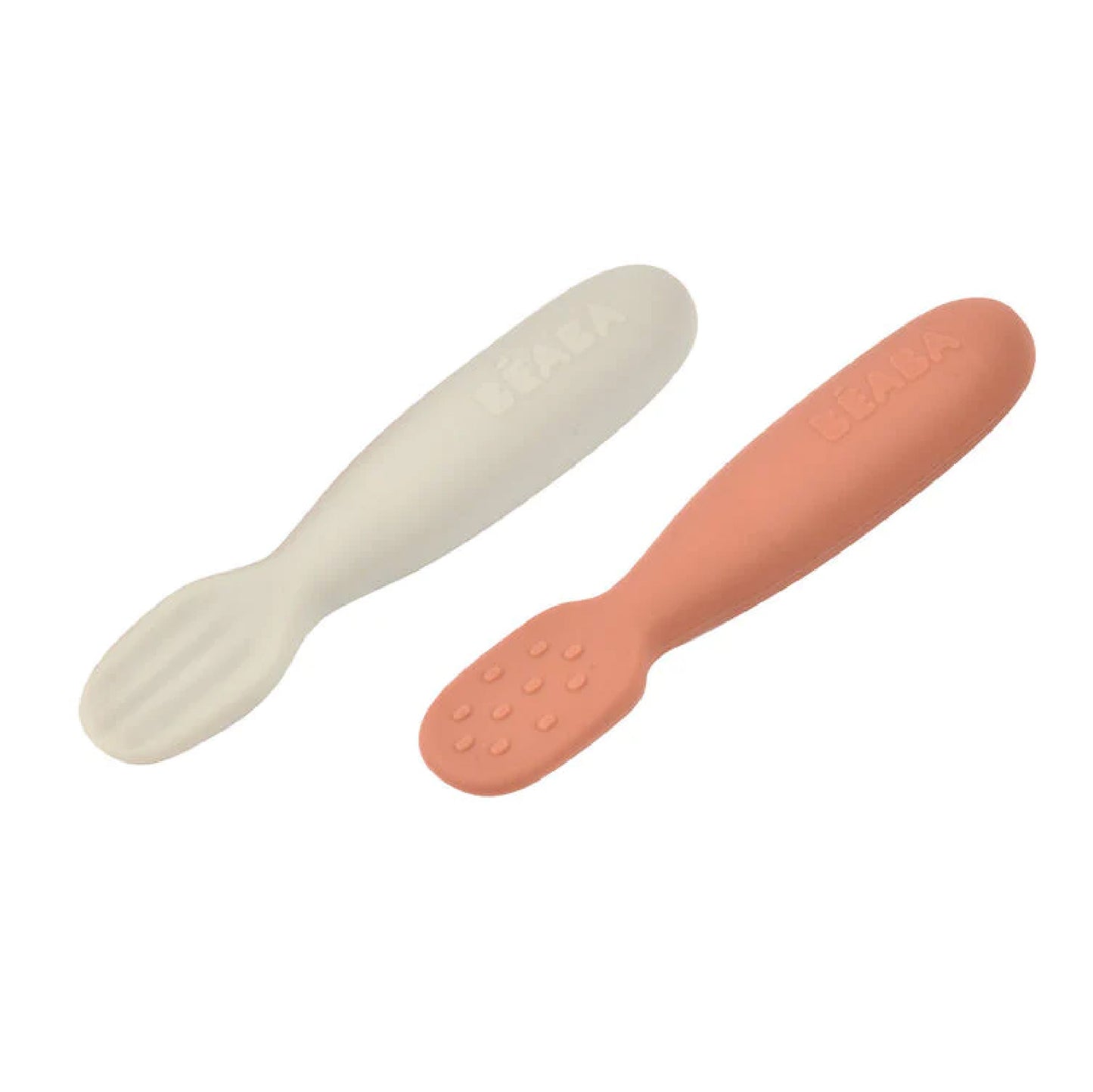 set pre-eetlepels, terracotta/velvet grey - BEABA