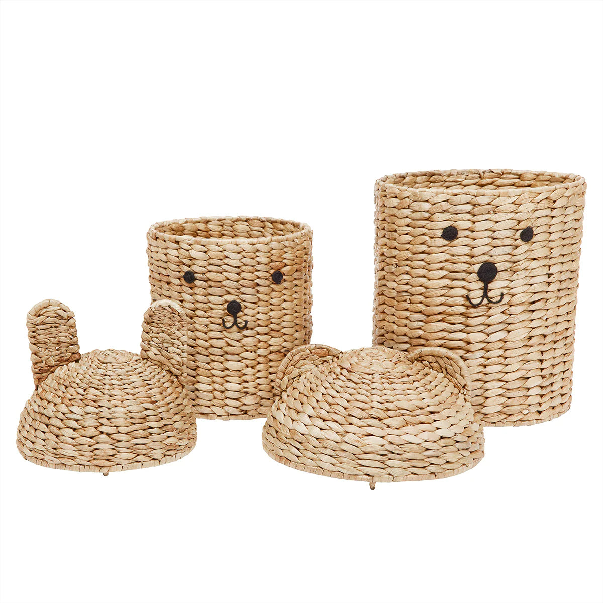opbergmand set, bear & rabbit - OYOY
