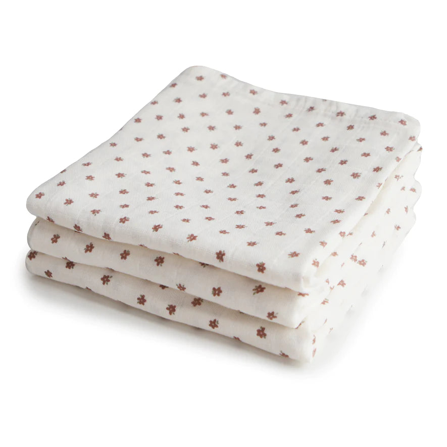 verzorgingsdoek, 3-pack, bloom - MUSHIE