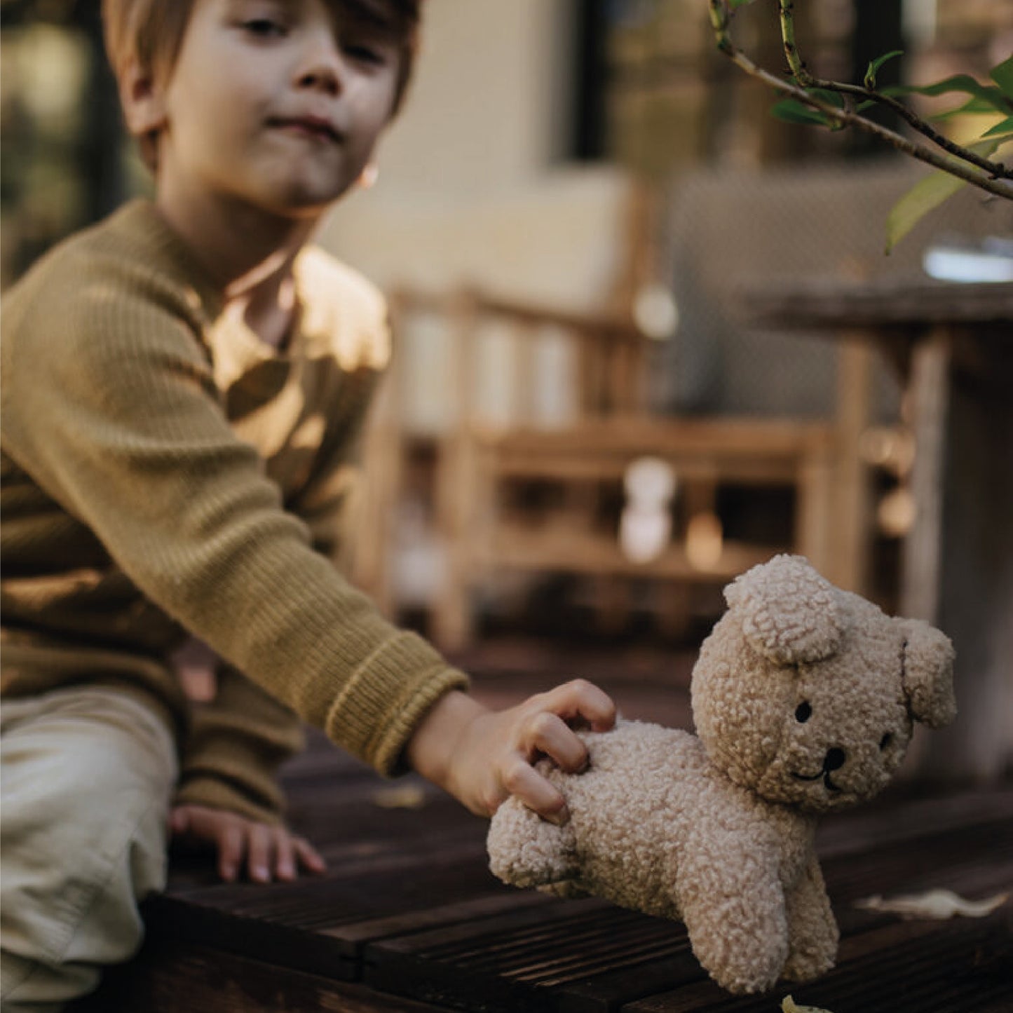 knuffel snuffie, teddy beige - BON TON TOYS