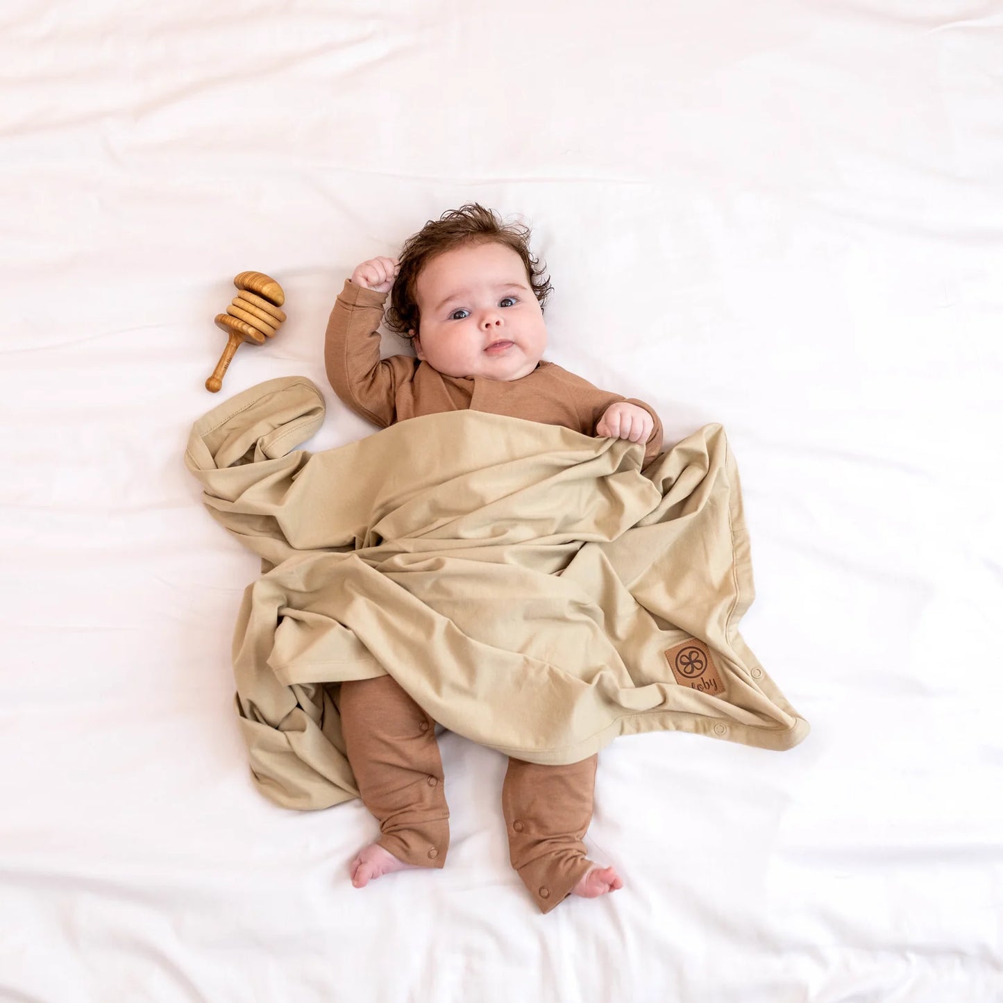 UV zonnedoek UPF 50 +, peanut brown - CLOBY
