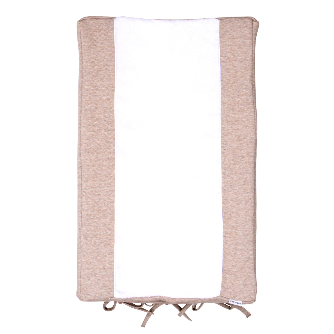 hoes verzorgingskussen, chevron light camel - POETREE KIDS