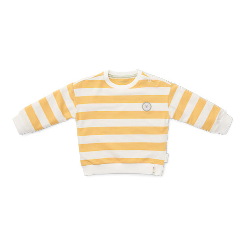 sweater, sunny yellow stripes - LITTLE DUTCH