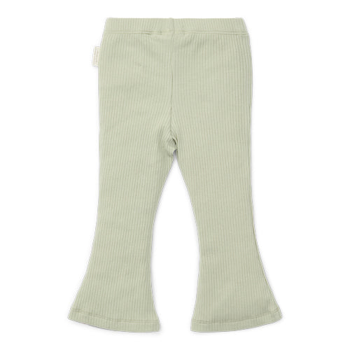broekje rib, grass green - LITTLE DUTCH