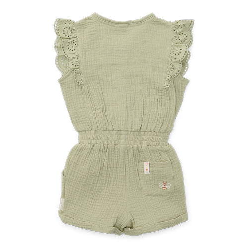 jumpsuit, grass green - LITTLE DUTCH