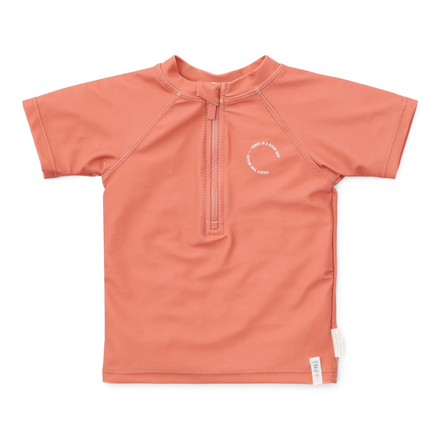 UV zwem t-shirt, coral - LITTLE DUTCH