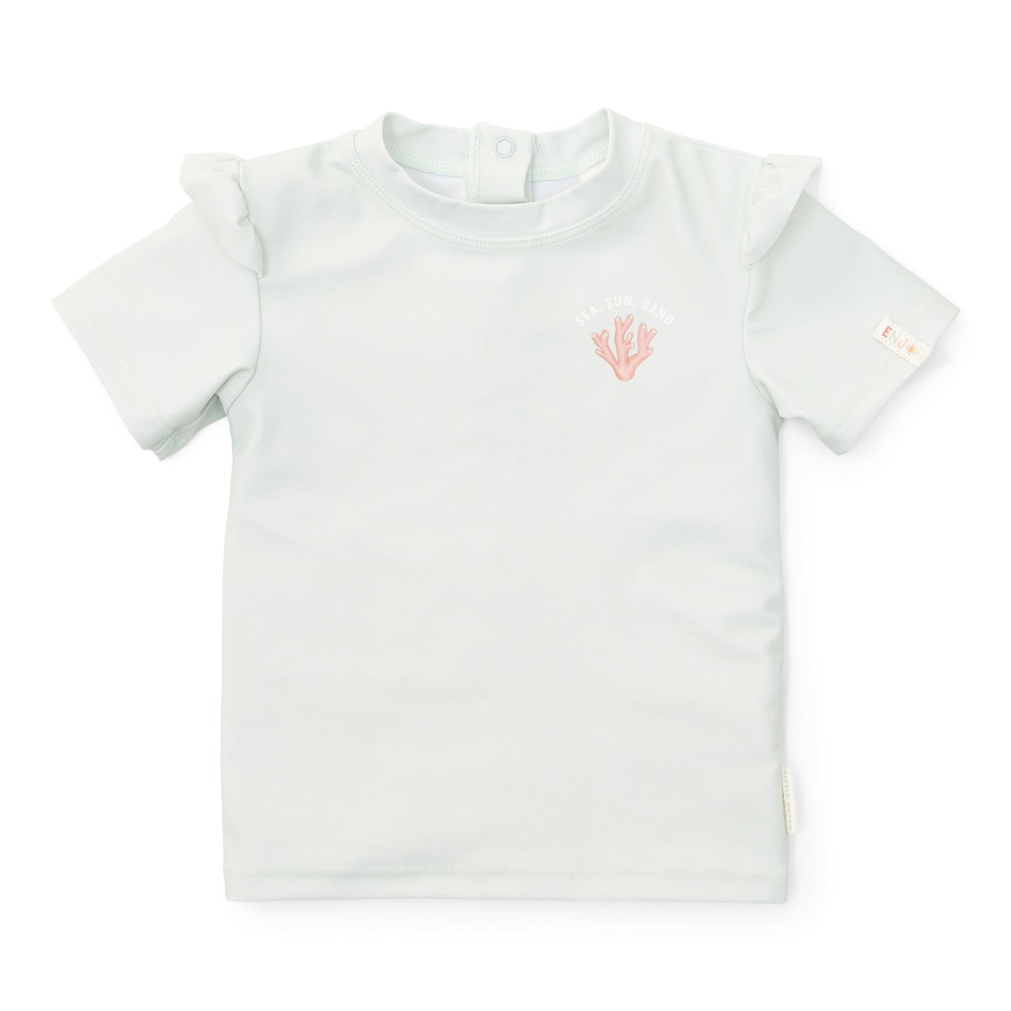 UV zwem t-shirt, sea green - LITTLE DUTCH