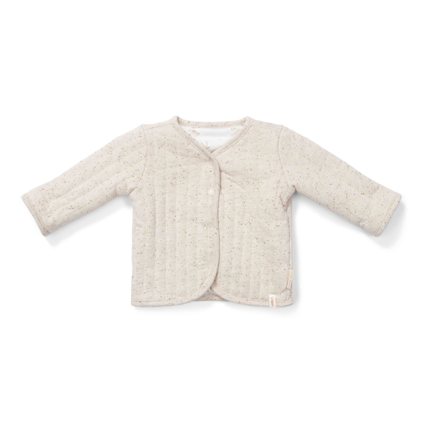 omkeerbaar jasje, baby bunny/sand - LITTLE DUTCH