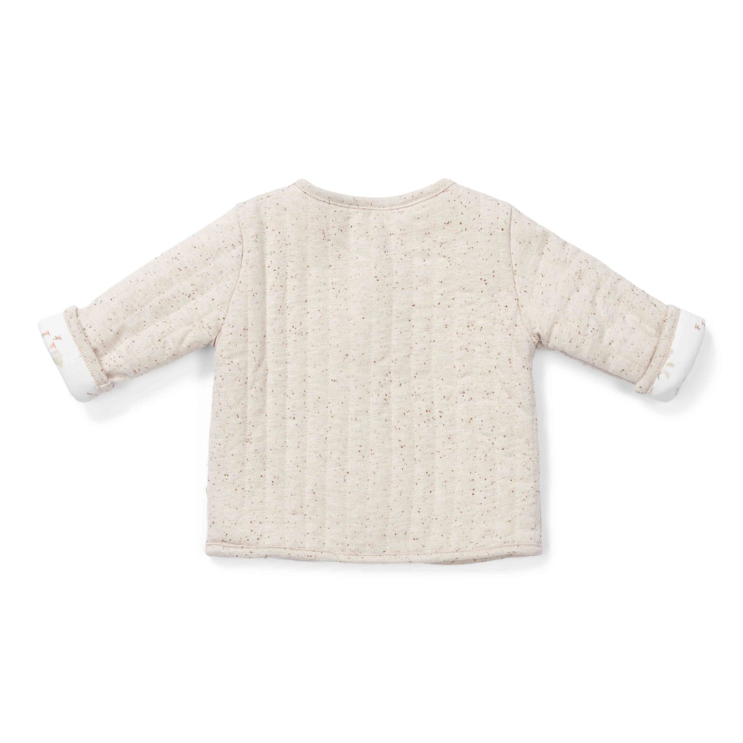 omkeerbaar jasje, baby bunny/sand - LITTLE DUTCH