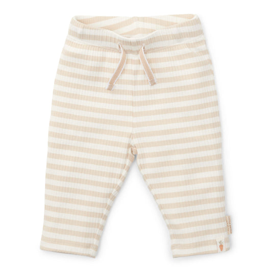 broekje, stripe sand/white - LITTLE DUTCH